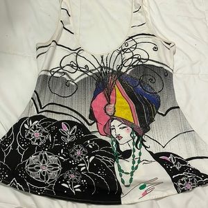 Designer t-shirt limited edition Roberto Cavali